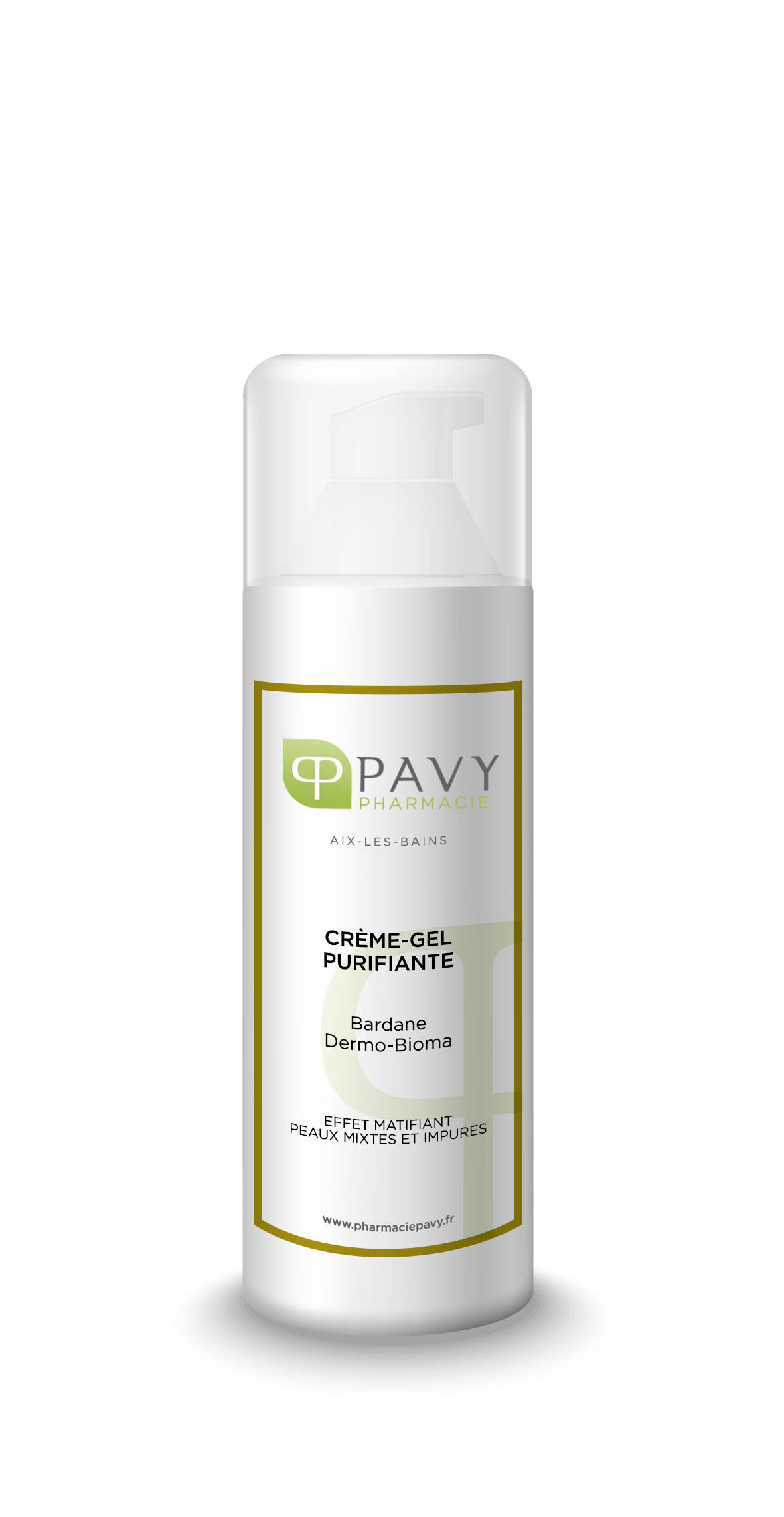 CRÈME-GEL PURIFIANTE BARDANE ET DERMO-BIOMA PAVY